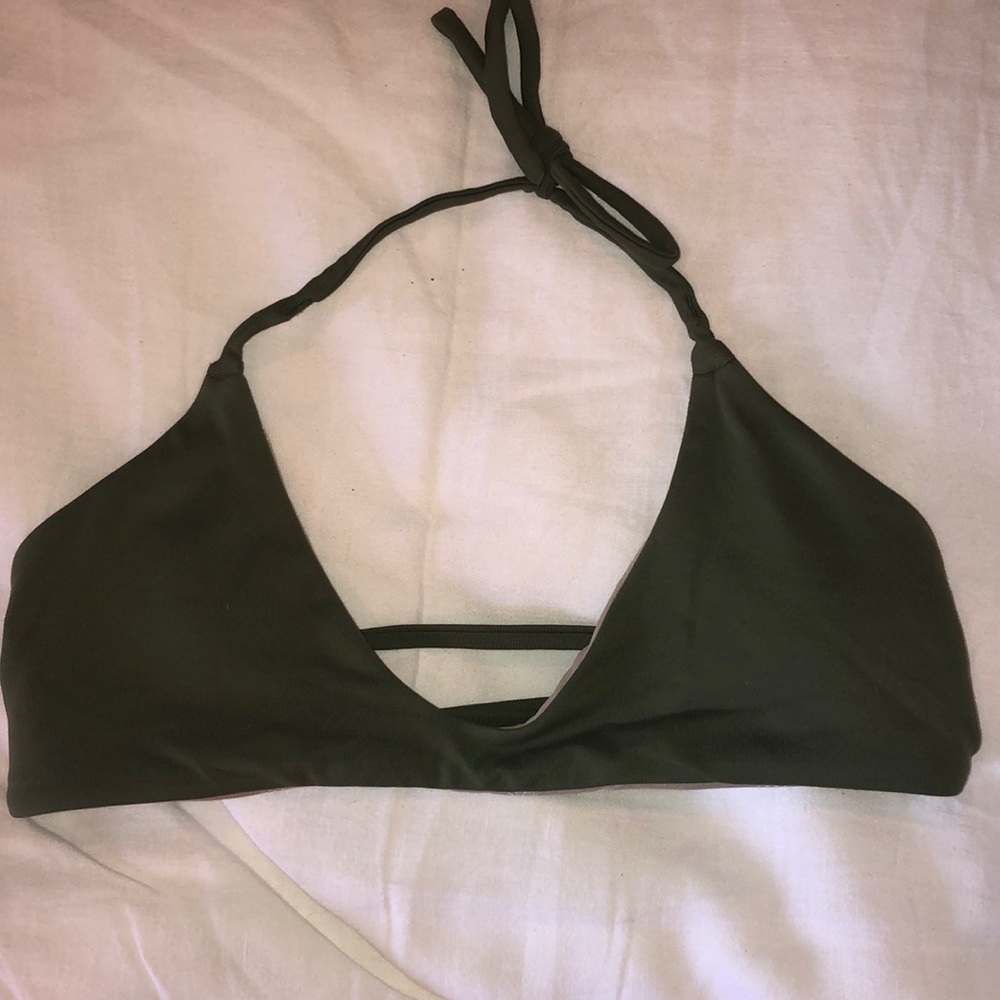 Green Midori bikini top